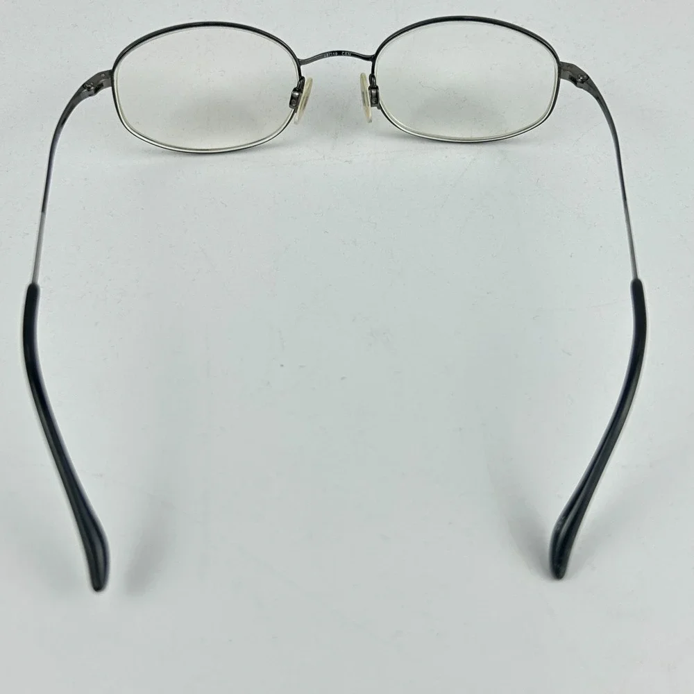 Alfred Sung 4590 Unisex Adult Eyeglasses Frame Grey Titanium Oval Full Rim 140mm
